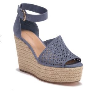 14th &Union Asymmetrical Espadrille Wedge Sandal